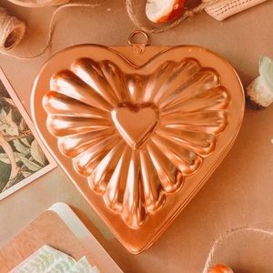 Cottagecore Copper Heart Decor Pan 💕
